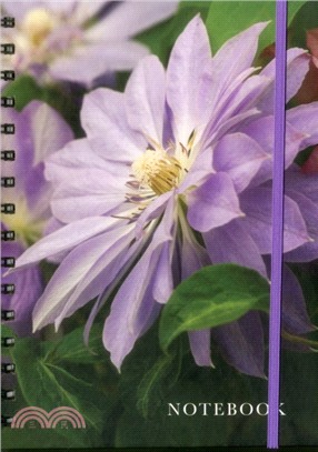 Notebook Clematis：128 Page Fine Line Notebook
