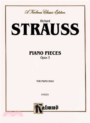 Piano Pieces, Opus 3 ─ Kalmus Classic Edition, For Piano Solo