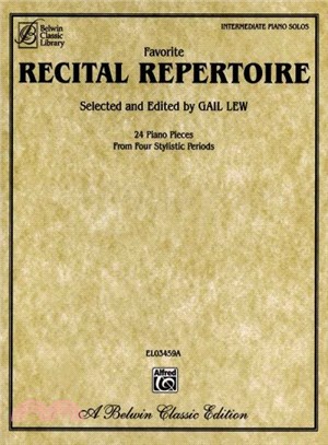 Favorite Recital Repertoire ─ Intermediate Piano Solos