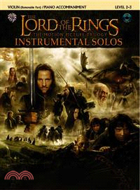 The Lord of the Rings, Instrumental Solos ─ Violin Removable Part / Piano Accompaniment