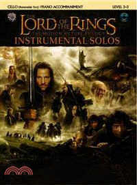 The Lord of the Rings, Instrumental Solos ─ The Motion Picture Trilogy, Cello Removable Part/Piano Accompaniment, Level 2-3