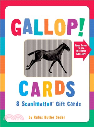 Gallop! Cards ─ 8 Scanimation Gift Cards
