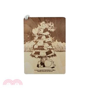海人木質明信片-聖誕樹-001