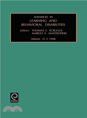 Advances in Learning and Behavioral Disabilities