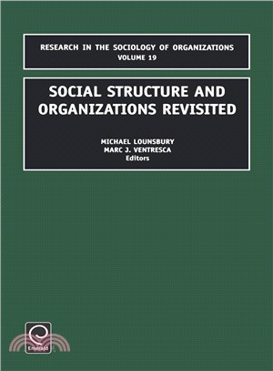 Social structure and organiz...