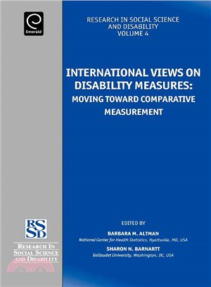 International Views on Disability Measures ― Moving Toward Comparative Measurement