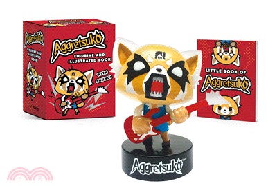 Aggretsuko Figurine and Illustrated Book: With Sound!