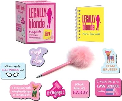 Legally Blonde Magnets: Includes Pen and Mini Journal!