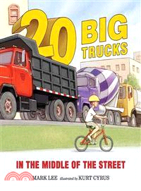 20 Big Trucks in the Middle of the Street