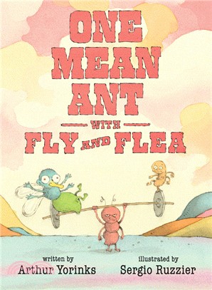 One mean ant with fly and fl...