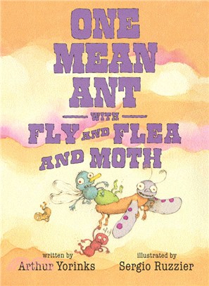 One mean ant with fly and fl...