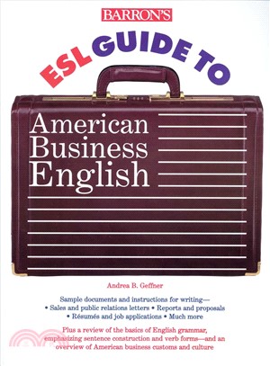 Barron's Esl Guide to American Business English