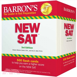 Barron's New SAT Flash Cards ─ 500 Flash Cards to Help You Earn a Higher Score on the New SAT
