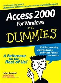 Access 2000 for Windows for Dummies