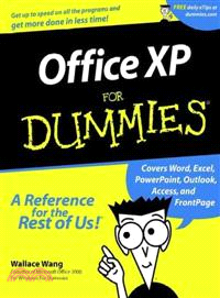 OFFICE XP FOR DUMMIES 1/2