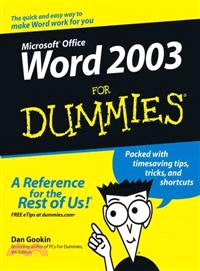 Word 2003 For Dummies