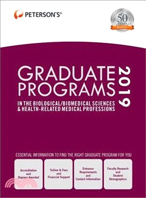 Graduate Programs in the Biological/Biomedical Sciences & Health-Related Medical Professions 2019 (Grad 3)