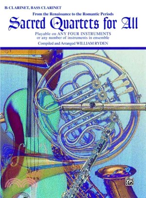 Sacred Quartets for All ─ Clarinet, Bass Clarinet