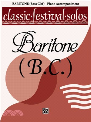 Classic Festival Solos Baritone B.c., Piano Acc.