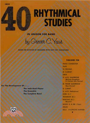 40 Rhythmical Studies for Oboe