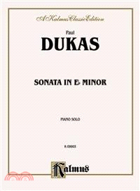 Dukas Sonata in E Flat Minor