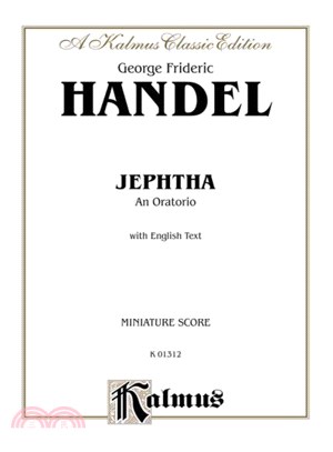 Jephtha ─ An Oratorio Minature Vocal Score