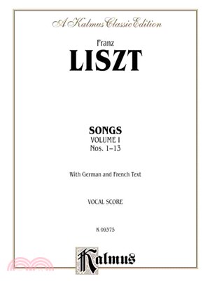 Songs ─ Nos. 1-13 with German and French Text: Vocal Score