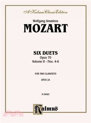 Six Duets, Volume II Nos. 4-6 Woodwind- Clarinet Duet ─ Kalmus Edition