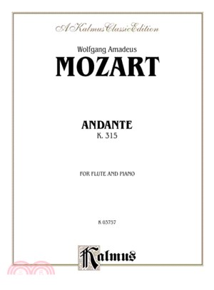 Andante for Flute, K. 315 in C Major for Full Orchestra ─ Kalmus Edition