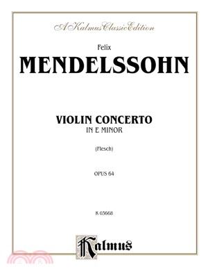 Violin Concerto in E Minor, Opus 64