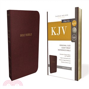 Holy Bible ─ King James Version, Burgundy, Leatherflex, Reference, Personal Size Giant Print, Red Letter Edition