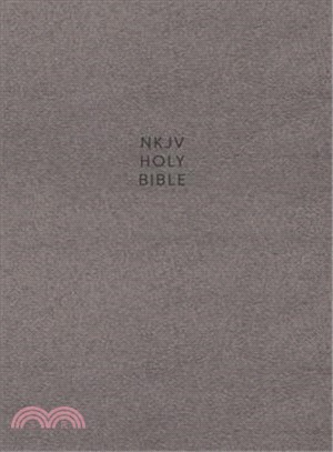 Holy Bible ― New King James Version, Gray, Single-column Reference Bible, Red Letter Edition, Comfort Print