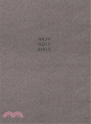 Holy Bible ― New King James Version, Gray, Single-column Reference Bible, Red Letter Edition, Comfort Print