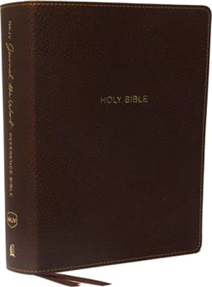 Holy Bible ― New King James Version, Brown, Journal the Word Reference Bible, Imitation Leather, Red Letter Edition, Comfort Print; Let Scripture Explain Scripture