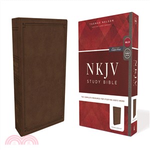 Holy Bible ― Nkjv Study Bible, Imitation Leather, Brown, Red Letter Edition, Comfort Print - the Complete Resource for Studying God Word
