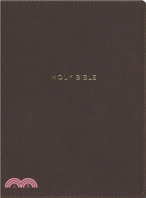 Holy Bible ― New King James Version, Single-column Reference Bible, Imitation Leather, Brown, Red Letter Edition, Comfort Print