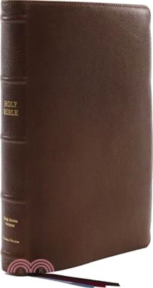 Holy Bible ― King James Version, Brown, Reference Bible, Center-column Giant Print, Premium Goatskin Leather, Premier Collection, Comfort Print