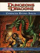 Dungeons & Dragons Character Record Sheets