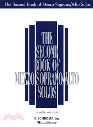 Second Book of Mezzo Soprano Alto Solos
