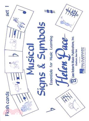 Musical Signs and Symbols Set I ─ 24 Cards 48 Sides Flash Cards Moppet