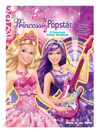 Barbie The Princess & The Popstar—A Panorama Sticker Storybook