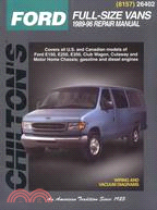 Chilton's Ford: Full Size Vans 1989-96 Repair Manual