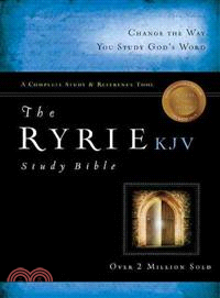 Ryrie Study Bible — King James Version, Black, Bonded Leather, Red Letter Edition, Indexed