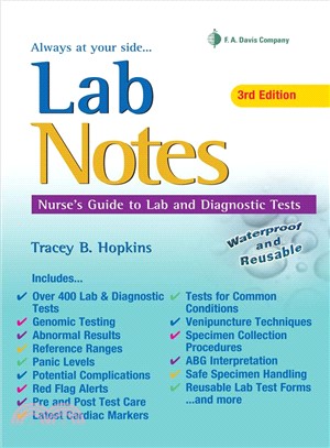 Lab Notes ─ Nurses' Guide to Lab and Diagnostic Tests