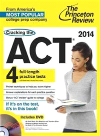 Cracking the Act With 4 Practice Tests & Dvd, 2014