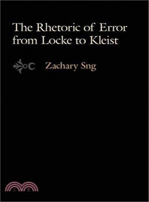 The Rhetoric of Error from Locke to Kleist