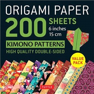 Origami Paper - Kimono Patterns ― Tuttle Origami Paper; High-quality Double-sided Origami Sheets Printed With 12 Patterns; Instructions for 6 Projects Included; 200 Sheets, 6 Inch, 15