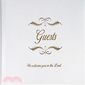 All Occasion Guest Book—White Bonded Leather