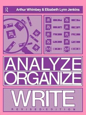 Analyze, Organize, Write ─ A Structured Program for Expository Writing