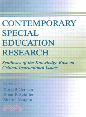 Contemporary Special Education Research ― Syntheses of the Knowledge Base on Critical Instructional Issues